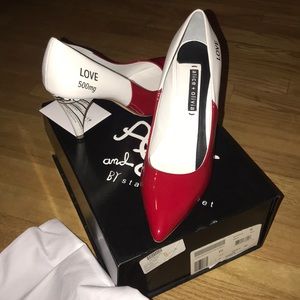 Worn once super cute heels, statement maker